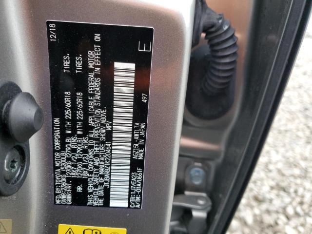 JTJBARBZ1K2204641 - 2019 LEXUS NX 300 BASE 银色 照片 12