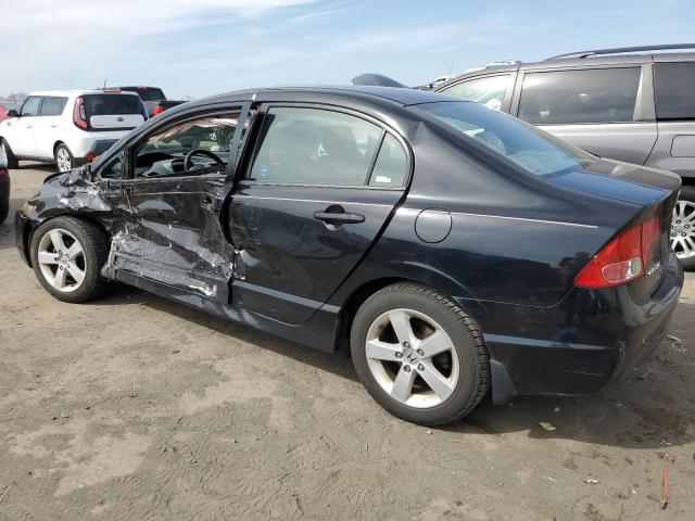 2HGFA16838H312655 - 2008 HONDA CIVIC EX BLACK photo 2