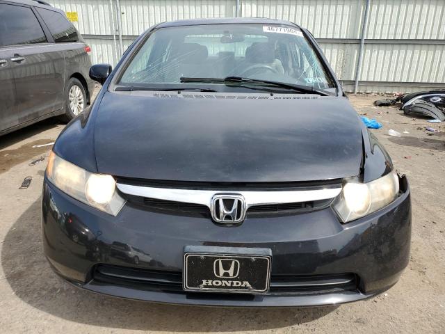 2HGFA16838H312655 - 2008 HONDA CIVIC EX BLACK photo 5