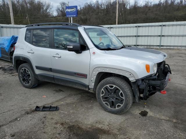 ZACCJBCT6GPD75522 - 2016 JEEP RENEGADE TRAILHAWK SILVER photo 4