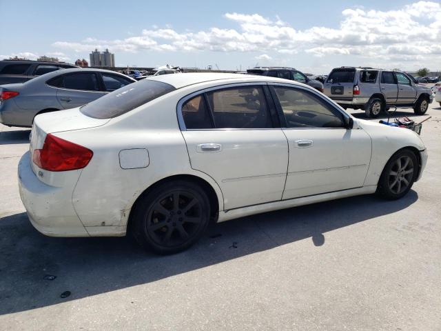 JNKCV51E56M513492 - 2006 INFINITI G35 WHITE photo 3