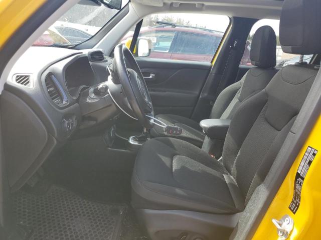 ZACCJBBB2JPJ47594 - 2018 JEEP RENEGADE LATITUDE YELLOW photo 7