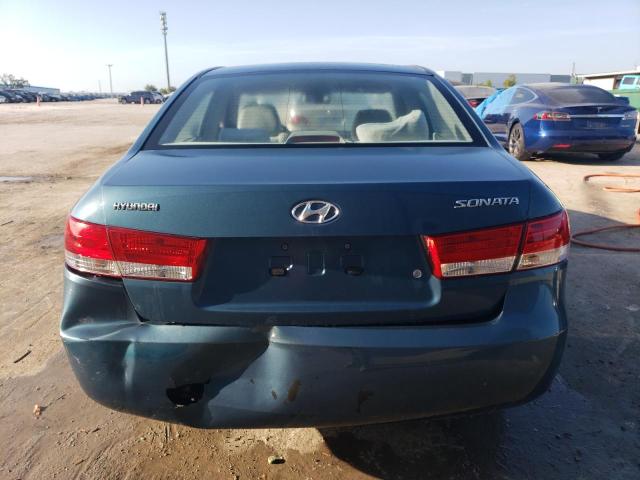 5NPET46C37H194963 - 2007 HYUNDAI SONATA GLS BLUE photo 6