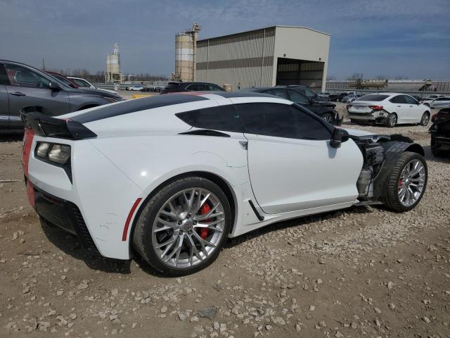 1G1YU2D65H5601185 - 2017 CHEVROLET CORVETTE Z06 3LZ WHITE photo 3