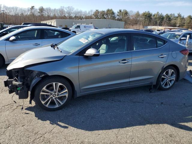 KMHD84LF7HU292523 - 2017 HYUNDAI ELANTRA SE GRAY photo 1