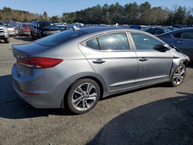 KMHD84LF7HU292523 - 2017 HYUNDAI ELANTRA SE GRAY photo 3