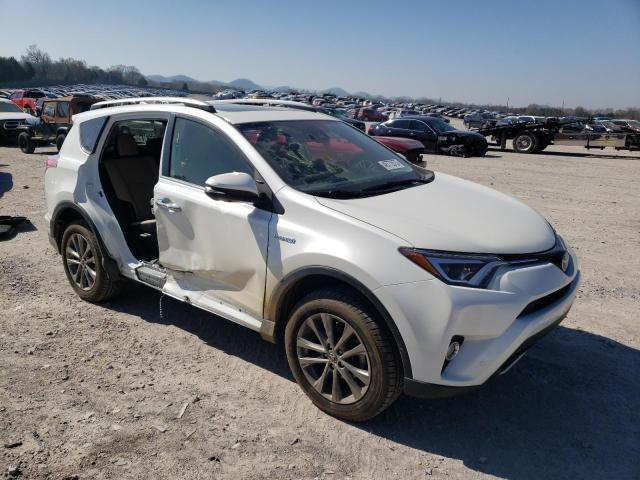 JTMDJREV7JD178439 - 2018 TOYOTA RAV4 HV LIMITED WHITE photo 4