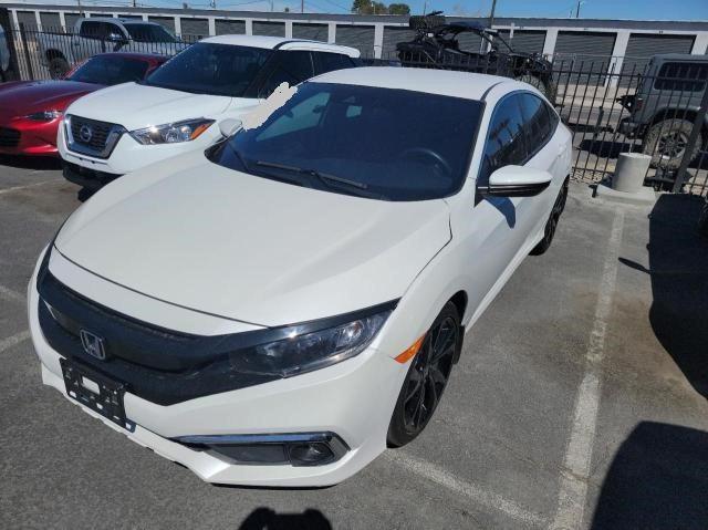 2HGFC2F8XLH578845 - 2020 HONDA CIVIC SPORT WHITE photo 2