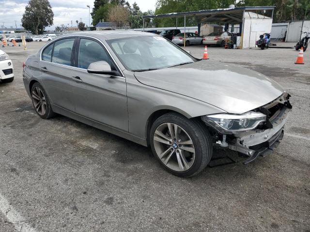 WBA8B9C58JEE83394 - 2018 BMW 330 I GRAY photo 4