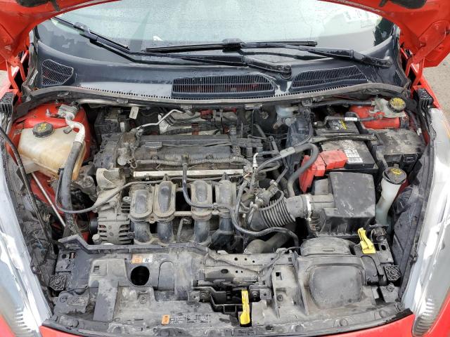 3FADP4EJXFM208873 - 2015 FORD FIESTA SE RED photo 11