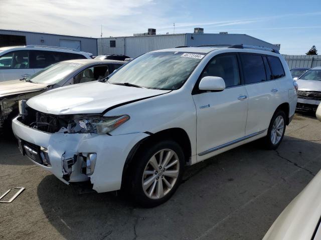 JTEDC3EH7D2015559 - 2013 TOYOTA HIGHLANDER HYBRID LIMITED CREAM photo 1