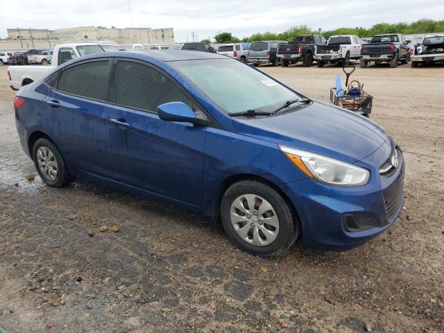 KMHCT4AE7GU076335 - 2016 HYUNDAI ACCENT SE BLUE photo 4