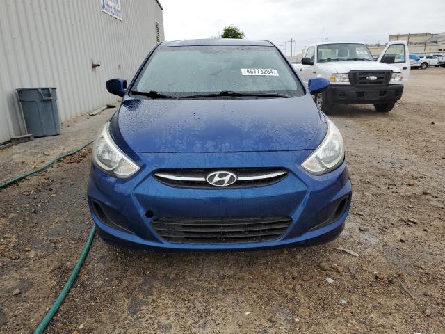 KMHCT4AE7GU076335 - 2016 HYUNDAI ACCENT SE BLUE photo 5