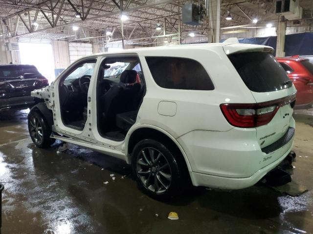 1C4RDJDG6JC395701 - 2018 DODGE DURANGO GT WHITE photo 2