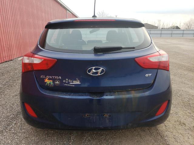 KMHD25LE6DU111016 - 2013 HYUNDAI ELANTRA GT BLUE photo 6