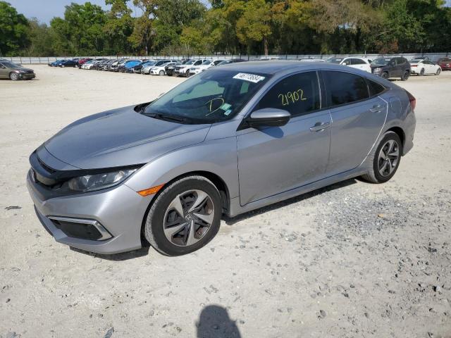 2HGFC2F61LH560085 - 2020 HONDA CIVIC LX SILVER photo 1