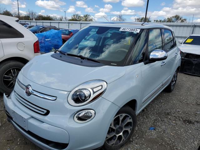 ZFBCFACH6EZ010895 - 2014 FIAT 500L LOUNGE SILVER photo 1