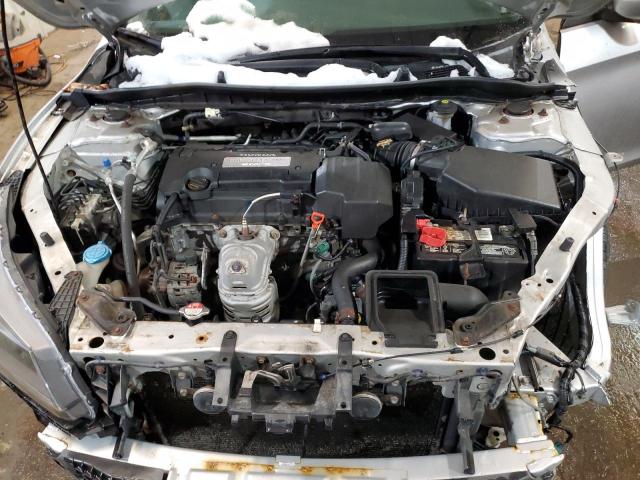 1HGCR2F34DA001668 - 2013 HONDA ACCORD LX SILVER photo 11