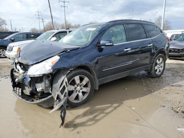 1GNKVLED0BJ304036 - 2011 CHEVROLET TRAVERSE LTZ BLUE photo 1