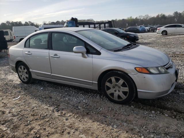 1HGFA16546L029137 - 2006 HONDA CIVIC LX SILVER photo 4