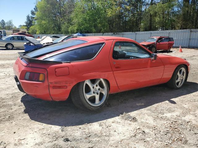 WP0JB0923GS862887 - 1986 PORSCHE 928 S RED photo 3