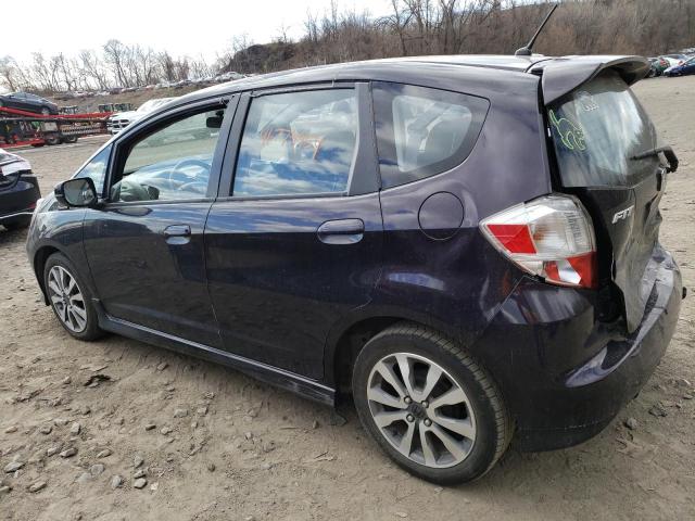 JHMGE8H53DC057066 - 2013 HONDA FIT SPORT PURPLE photo 2