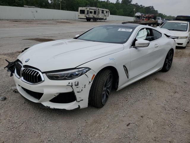 WBABC4C53KBJ35783 - 2019 BMW M850XI WHITE photo 1