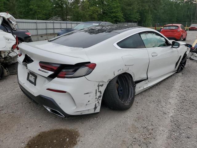 WBABC4C53KBJ35783 - 2019 BMW M850XI WHITE photo 3