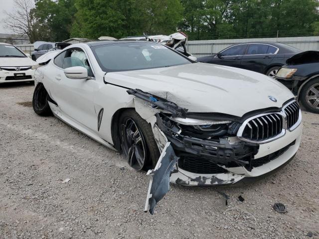 WBABC4C53KBJ35783 - 2019 BMW M850XI WHITE photo 4