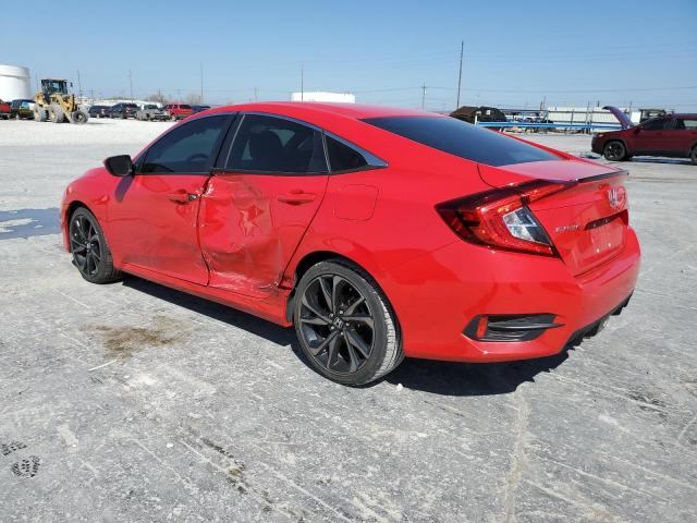 2HGFC2F89LH540135 - 2020 HONDA CIVIC SPORT 红色 照片 2