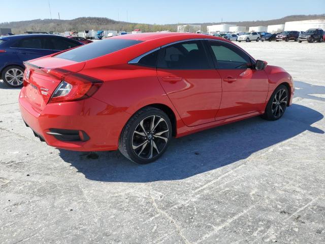 2HGFC2F89LH540135 - 2020 HONDA CIVIC SPORT 红色 照片 3