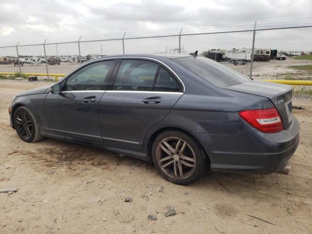 WDDGF4HB0DA849495 - 2013 MERCEDES-BENZ C 250 GRAY photo 2