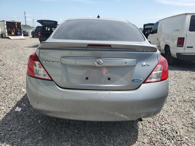 3N1CN7AP6DL823613 - 2013 NISSAN VERSA S GRAY photo 6