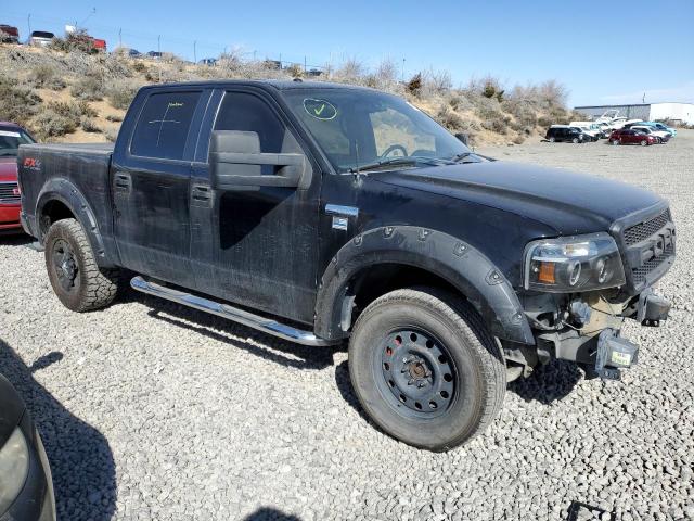 1FTPW14576FA98099 - 2006 FORD F150 SUPERCREW BLACK photo 4