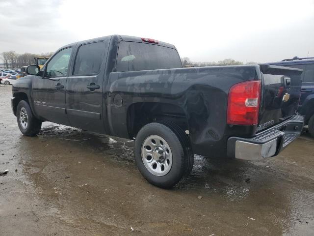 2GCEC13C071540634 - 2007 CHEVROLET SILVERADO C1500 CREW CAB BLACK photo 2