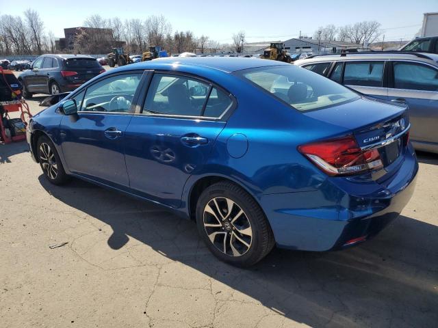 19XFB2F87FE226968 - 2015 HONDA CIVIC EX BLUE photo 2