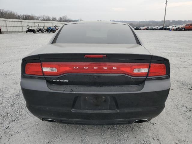 2C3CDXAT3CH282514 - 2012 DODGE CHARGER POLICE BLACK photo 6