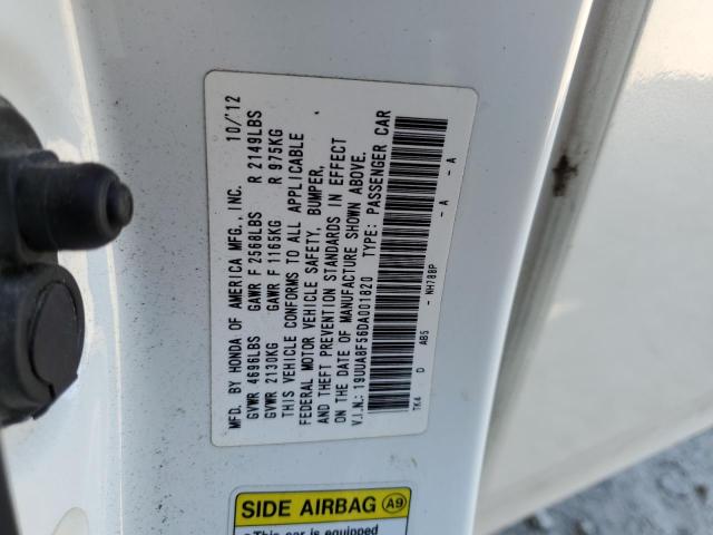 19UUA8F56DA001820 - 2013 ACURA TL TECH WHITE photo 13