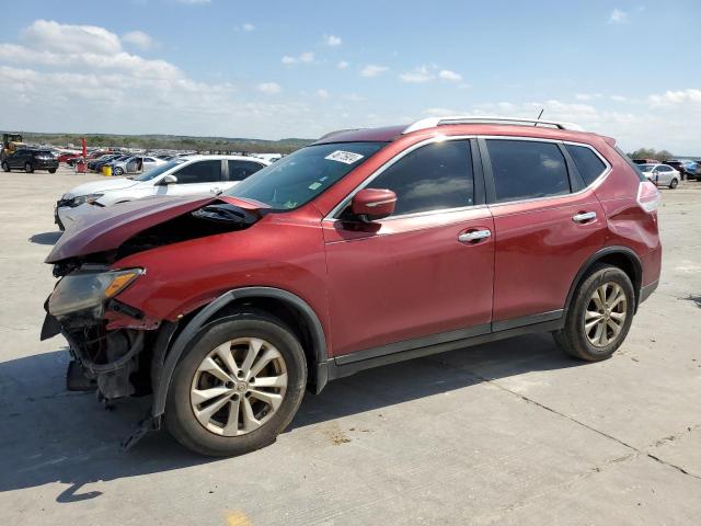 5N1AT2MLXFC755350 - 2015 NISSAN ROGUE S BURGUNDY photo 1