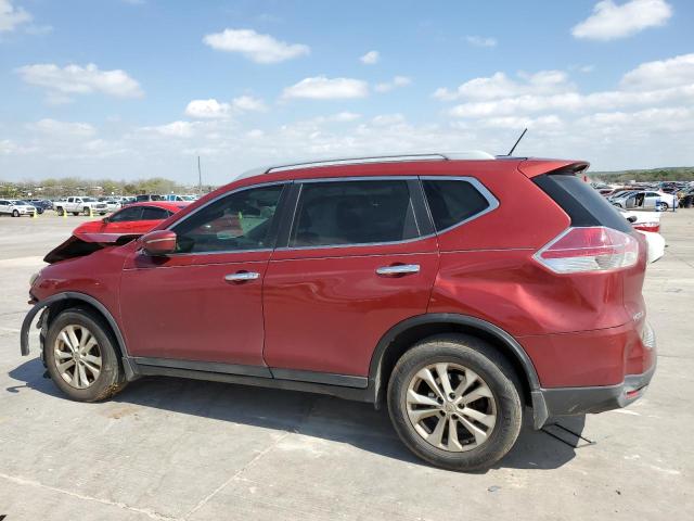 5N1AT2MLXFC755350 - 2015 NISSAN ROGUE S BURGUNDY photo 2