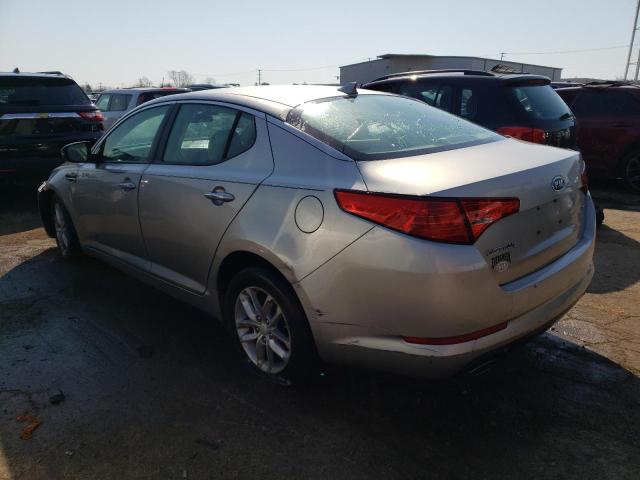 KNAGM4A77C5286357 - 2012 KIA OPTIMA LX SILVER photo 2