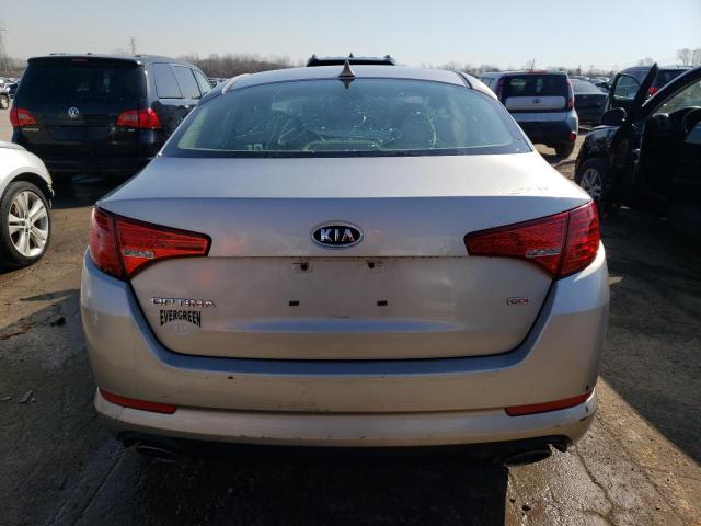 KNAGM4A77C5286357 - 2012 KIA OPTIMA LX SILVER photo 6