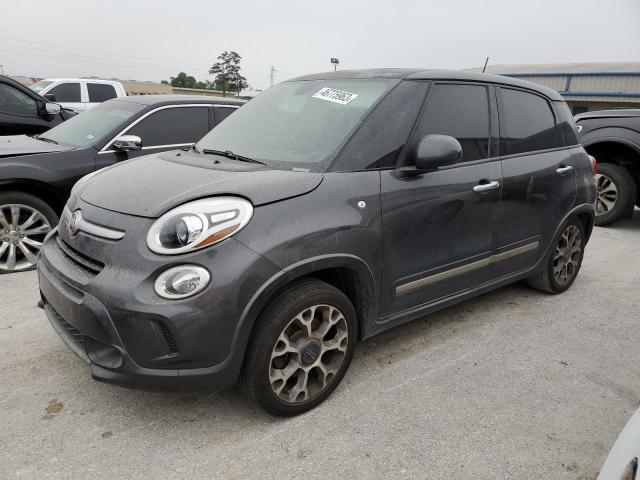 ZFBCFADH3EZ022498 - 2014 FIAT 500L TREKKING GRAY photo 1