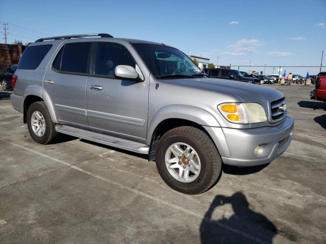 5TDZT38A83S187373 - 2003 TOYOTA SEQUOIA LIMITED SILVER photo 4