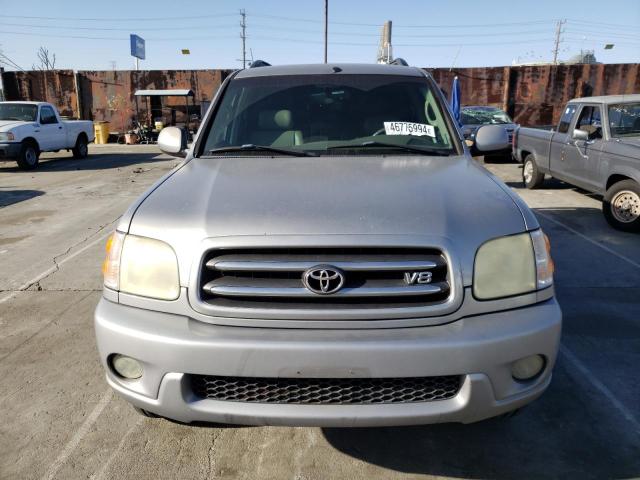 5TDZT38A83S187373 - 2003 TOYOTA SEQUOIA LIMITED SILVER photo 5