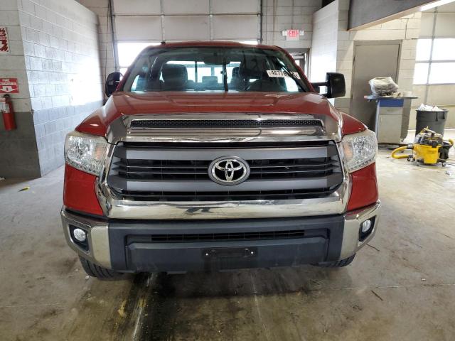 5TFUY5F15FX466420 - 2015 TOYOTA TUNDRA DOUBLE CAB SR/SR5 RED photo 5