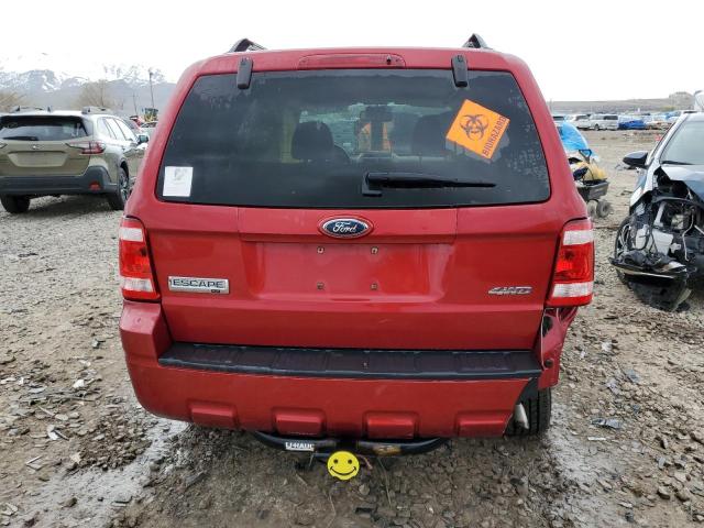 1FMCU931X8KD06063 - 2008 FORD ESCAPE XLT RED photo 6