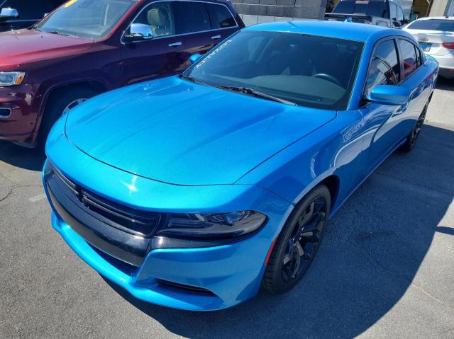 2C3CDXHG8FH847997 - 2015 DODGE CHARGER SXT BLUE photo 2