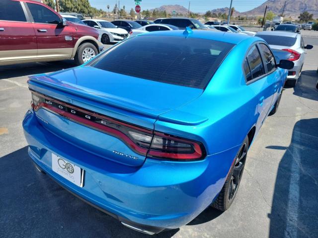 2C3CDXHG8FH847997 - 2015 DODGE CHARGER SXT BLUE photo 4