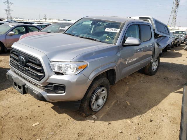 3TMCZ5AN1KM287438 - 2019 TOYOTA TACOMA DOUBLE CAB SILVER photo 1